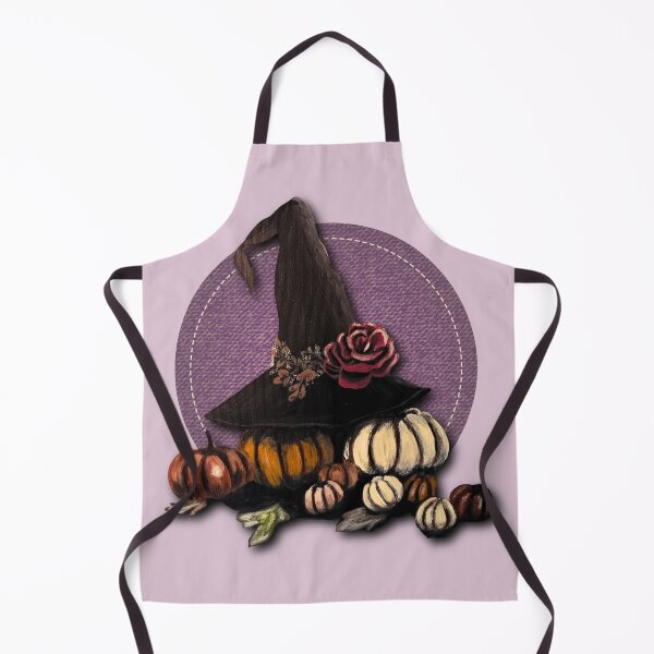 Item preview, Witchy Pumpkins and Witch Hat Gothic Art designed and sold by ArtistsAtticWI.
