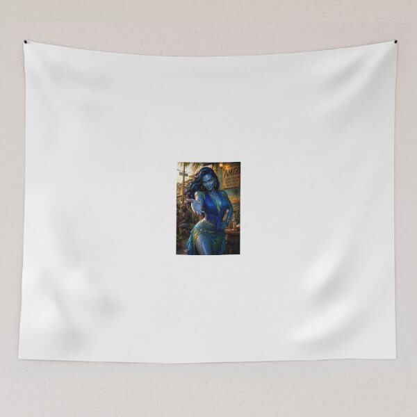 Item preview, Blue Skin Goddess in Tropical Amigo Street designed and sold by CathryneDelamort.