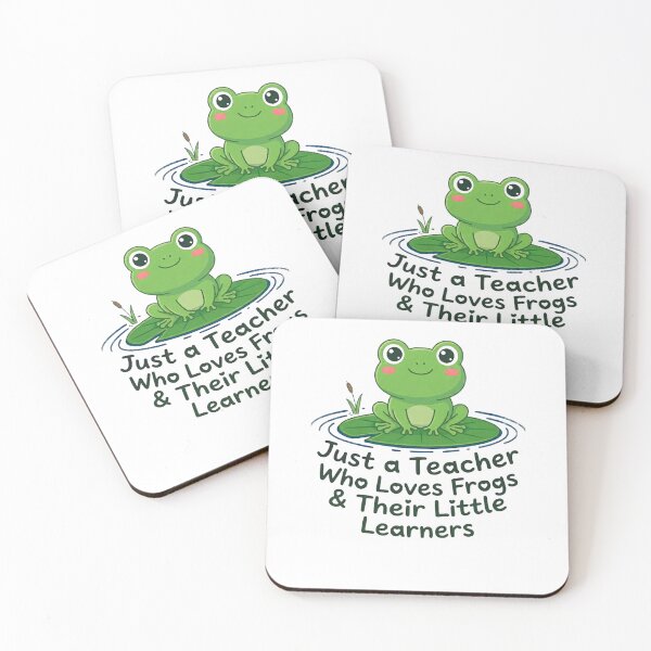 Item preview, Just a Teacher Who Loves Frogs and Their Little Learners Cute Frog designed and sold by 519xdesign.