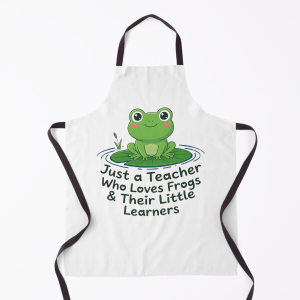 Item preview, Just a Teacher Who Loves Frogs and Their Little Learners Cute Frog designed and sold by 519xdesign.