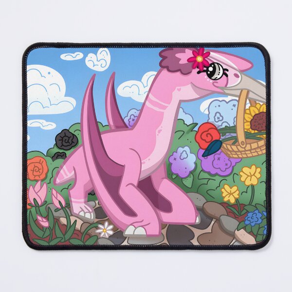 Item preview, Pink Pterosaur Flower Delivery designed and sold by J-Mindful.