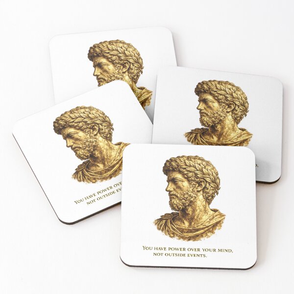 Item preview, Stoic Bust – Greek Philosophy Gold Graphic designed and sold by Vexorask.