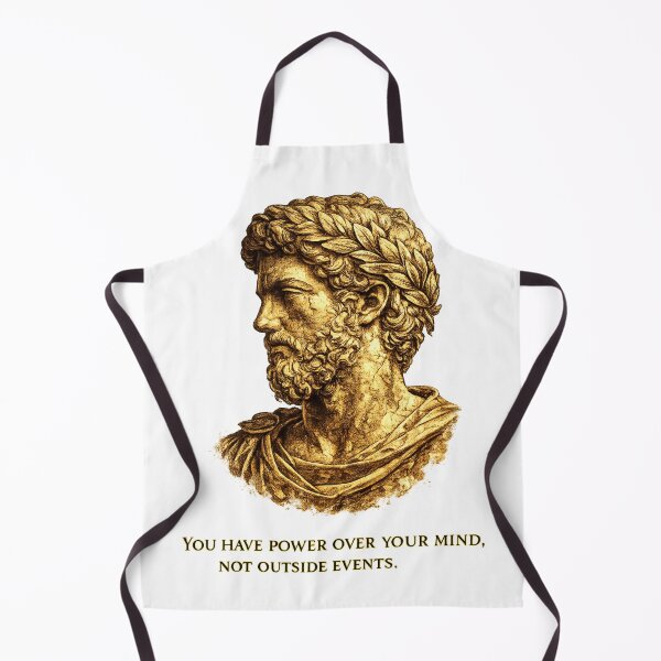 Item preview, Stoic Bust – Greek Philosophy Gold Graphic designed and sold by Vexorask.
