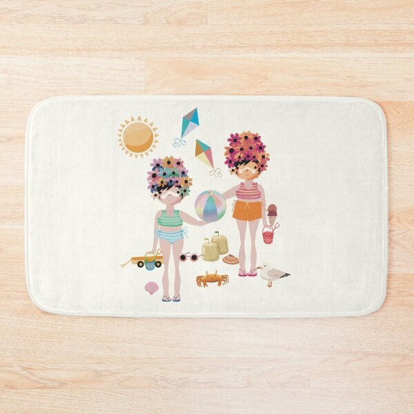 Item preview, Whimsical Vintage Beach Girls Summer Memories designed and sold by Karin Taylor.