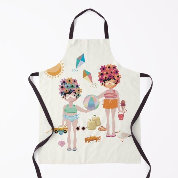 Item preview, Whimsical Vintage Beach Girls Summer Memories designed and sold by Karin Taylor.