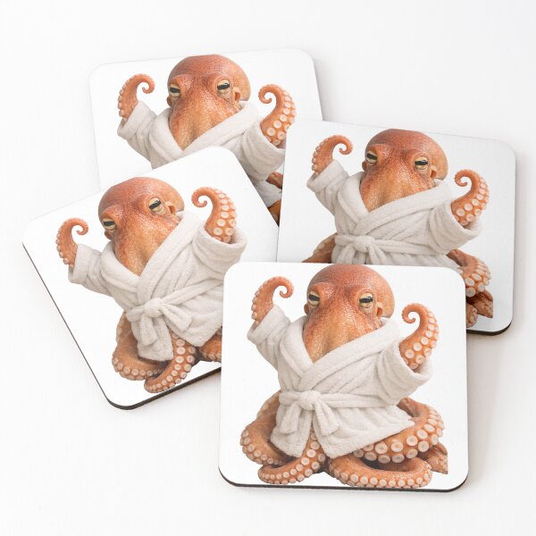 Item preview, Bathrobe Octopus designed and sold by Sillytoe.