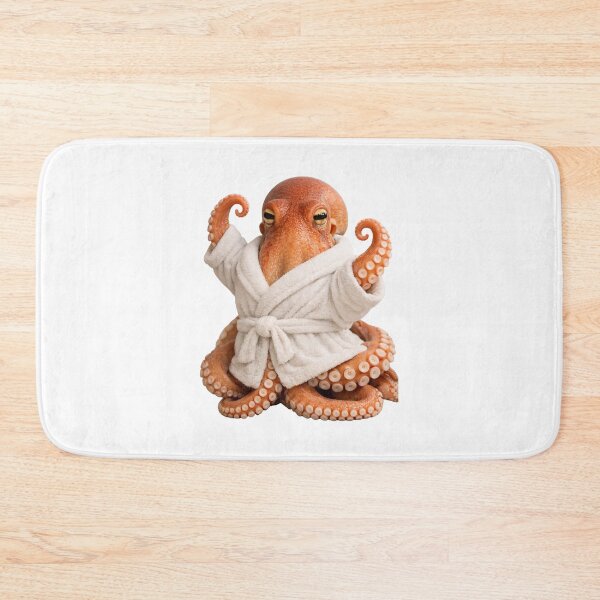 Item preview, Bathrobe Octopus designed and sold by Sillytoe.
