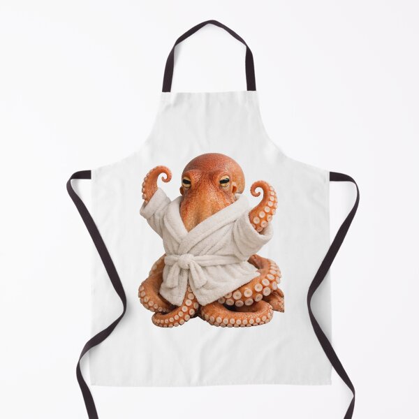 Item preview, Bathrobe Octopus designed and sold by Sillytoe.
