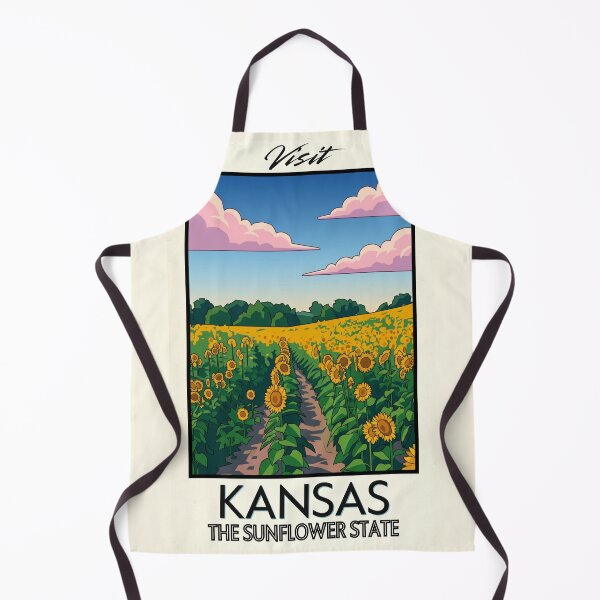 Item preview, Kansas Scenic Vintage Style Travel Advert designed and sold by Dimensionality.