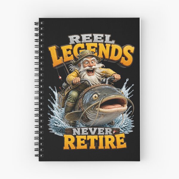 Item preview, Fun Cartoon Fishing Legend  designed and sold by FunToonGallery.