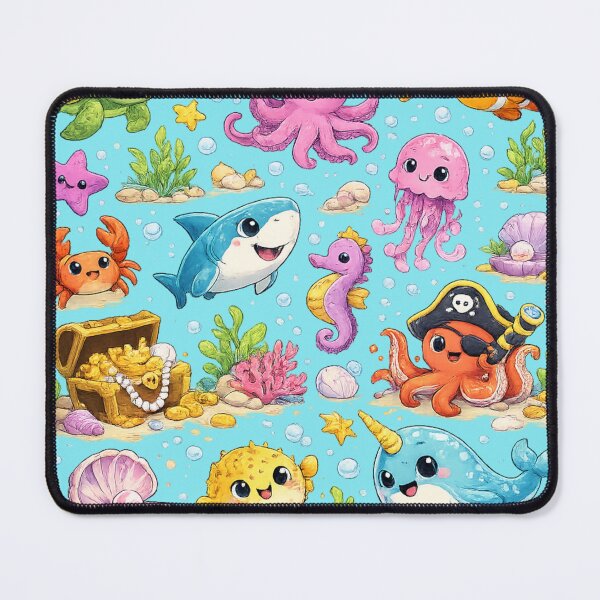 Item preview, cute sea creatures designed and sold by DreamPrint Collective.