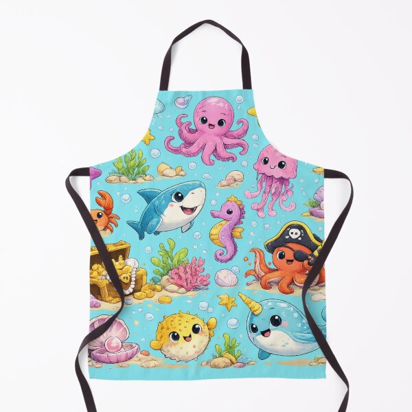 Item preview, cute sea creatures designed and sold by DreamPrint Collective.