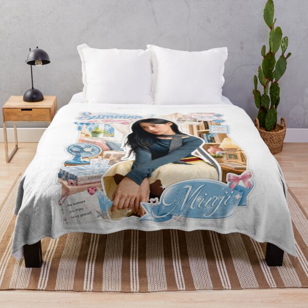 Item preview, NewJeans Minji Chic Scarf Yellow Skirt Y2K Aesthetic Poster designed and sold by Valereekmerch.