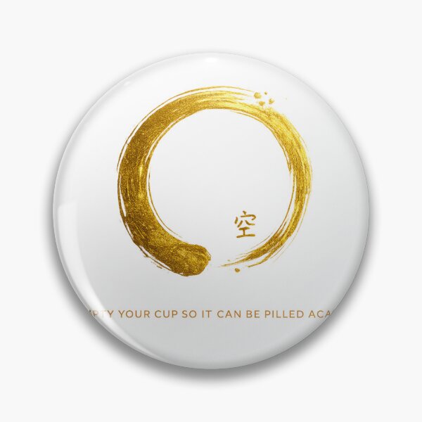 Item preview, Ensō Zen Circle – Minimalist Japanese Gold designed and sold by Vexorask.