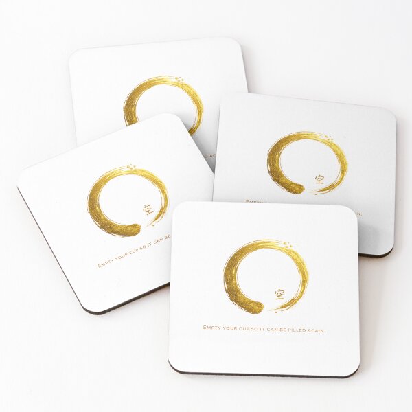 Item preview, Ensō Zen Circle – Minimalist Japanese Gold designed and sold by Vexorask.