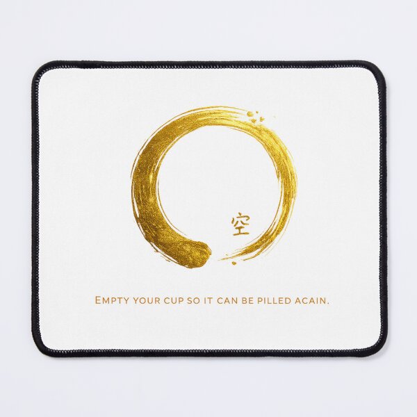Item preview, Ensō Zen Circle – Minimalist Japanese Gold designed and sold by Vexorask.