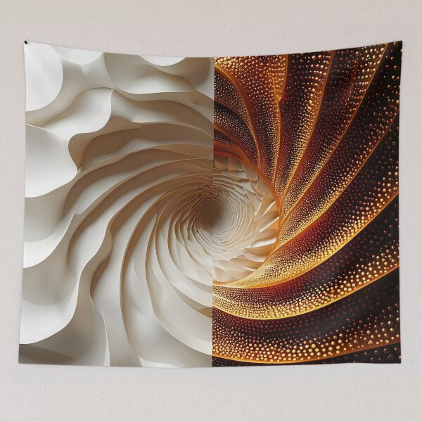 Item preview, Spiral Patterns in Dual Colors designed and sold by Vicky Brago-Mitchell®.