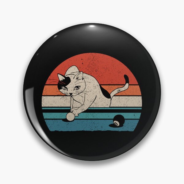 Item preview, Vintage Retro Billiards Cat Lovers designed and sold by asyanavirgifa.
