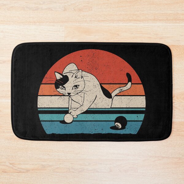 Item preview, Vintage Retro Billiards Cat Lovers designed and sold by asyanavirgifa.