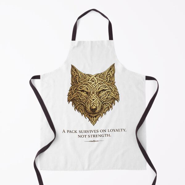 Item preview, Celtic Wolf Knot – Gold Nordic Graphic designed and sold by Vexorask.