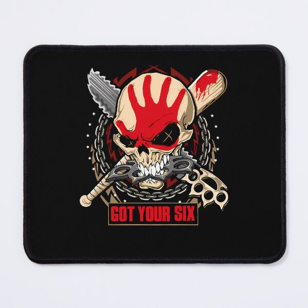 Item preview, Got Your Six Skull With Baseball Bat And Chains designed and sold by JUVIQUEEN.