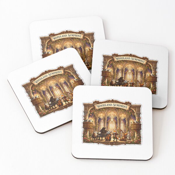 Item preview, Woodland Symphony | Enchanted Forest Orchestra | Cottagecore Animal Musicians | Whimsical Concert Hall | Storybook Wildlife Music | Fantasy Art designed and sold by MrDev.