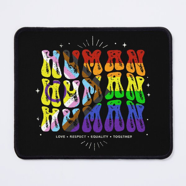 Item preview, Distressed Retro Groovy LGBTQ Pride Flag Human Rights designed and sold by pookkudesign.