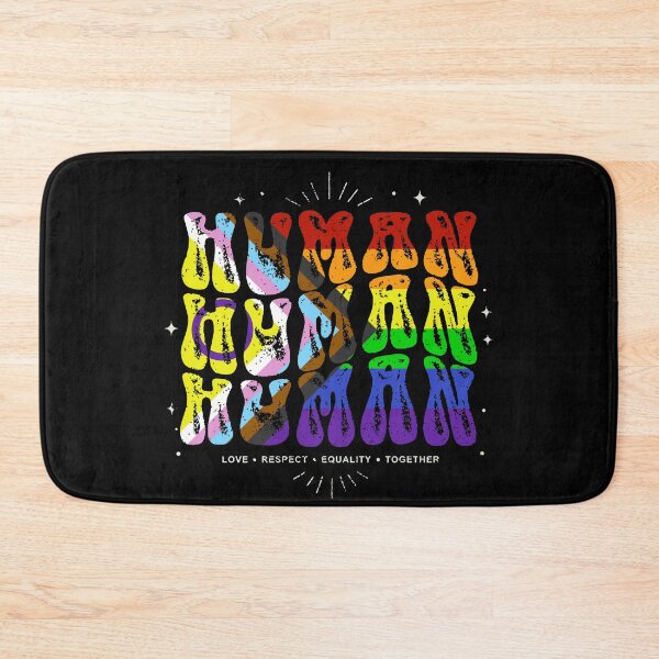 Item preview, Distressed Retro Groovy LGBTQ Pride Flag Human Rights designed and sold by pookkudesign.