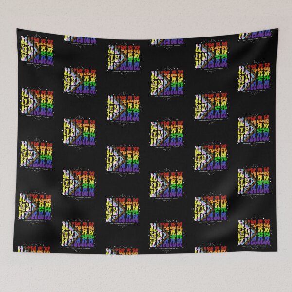 Item preview, Distressed Retro Groovy LGBTQ Pride Flag Human Rights designed and sold by pookkudesign.