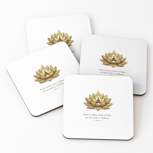 Item preview, Lotus Mind – Buddha Gold Meditation Tee designed and sold by Vexorask.