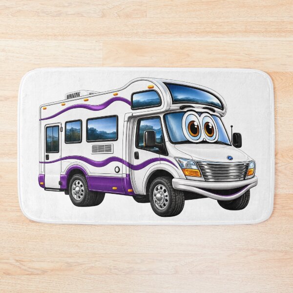 Item preview, Purple Cartoon Camper designed and sold by Scott Hayes.