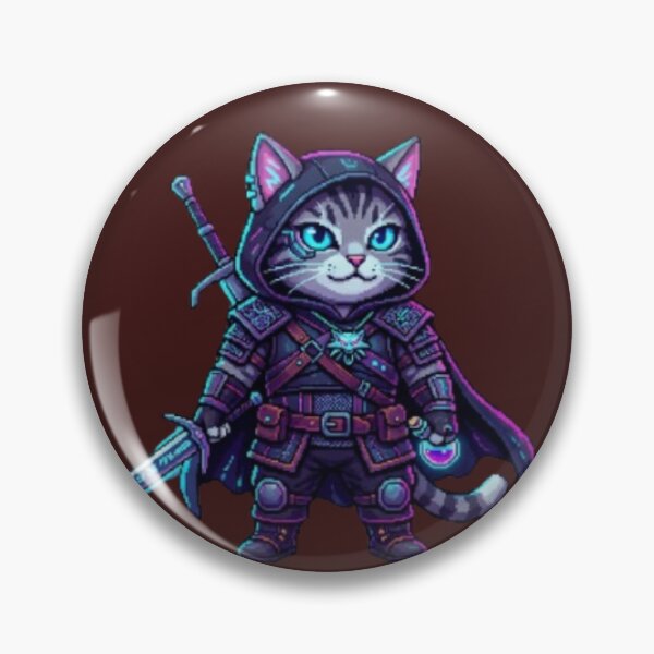 Item preview, Cyberpunk Fantasy Cat designed and sold by cutbeastfactory.