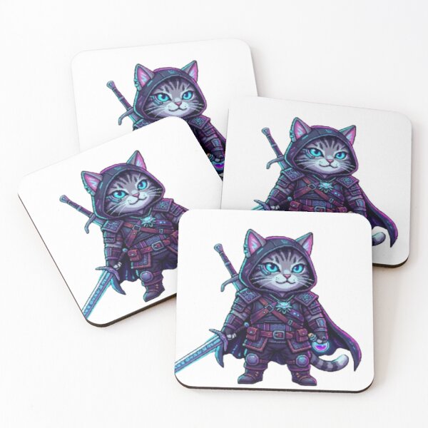 Item preview, Cyberpunk Fantasy Cat designed and sold by cutbeastfactory.