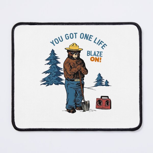 Item preview, Smokey Bear You Got One Life Blaze On Vintage Inspired designed and sold by JaysonStone.