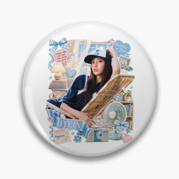 Item preview, Hyein NewJeans Summer Pool Blue Sunlit Beauty Graphic designed and sold by Valereekmerch.