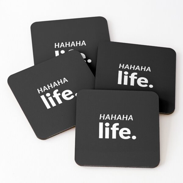 Item preview, Hahaha Life - Introvert Dry Humor Black designed and sold by UnitedWeWear.