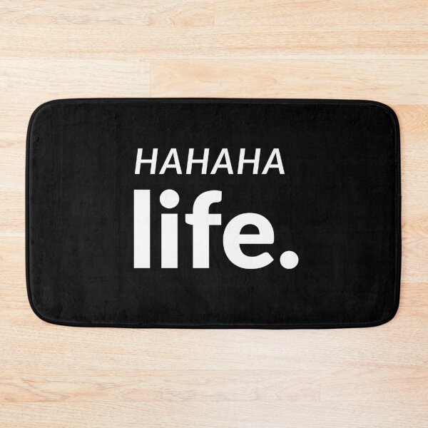 Item preview, Hahaha Life - Introvert Dry Humor Black designed and sold by UnitedWeWear.