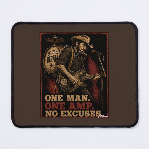 Item preview, Scott H. Biram One Man Blues Texas Woodcut Portrait Art designed and sold by Artisticanvas.