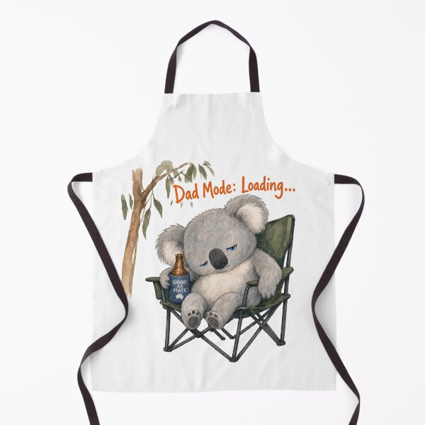 Item preview, Dad Mode Loading Sleeping Koala Funny Australian Father's Day Camping Design designed and sold by ArtisticDesignsbyLinda.