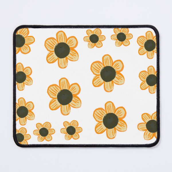 Item preview, Yellow flower pattern sticker designed and sold by tenkenryujin.