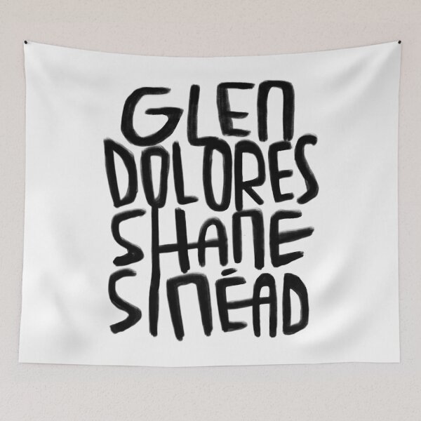 Item preview, Irish music, Glen, Dolores, Shane, Sinead  designed and sold by badlydrawnbabe.