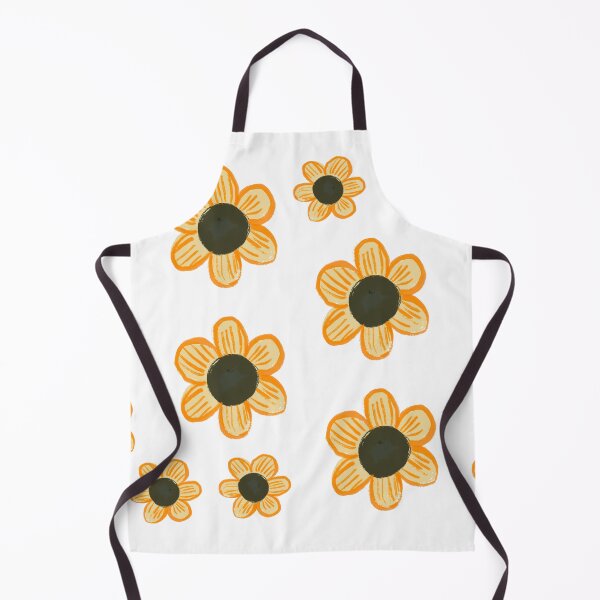 Item preview, Yellow flower pattern sticker designed and sold by tenkenryujin.