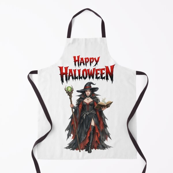 Item preview, Happy Halloween Spooky Gothic Witch Dark Fantasy Art designed and sold by DeliaDesignsCo.