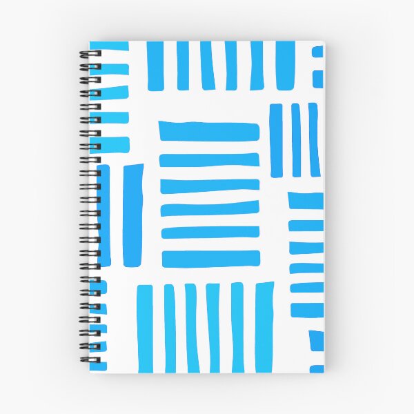 Item preview, Aqua And Blue Line Scatter Pattern On White designed and sold by DEC02.