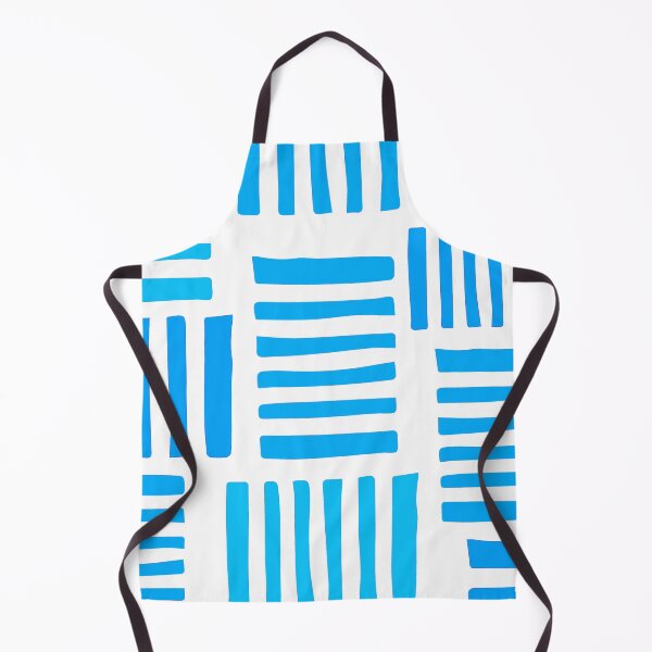 Item preview, Aqua And Blue Line Scatter Pattern On White designed and sold by DEC02.