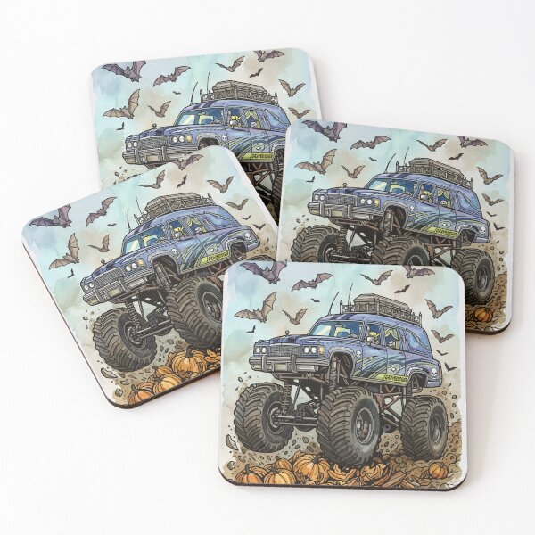 Item preview, Monster Hearse - opt 1 designed and sold by jlStopMedia.