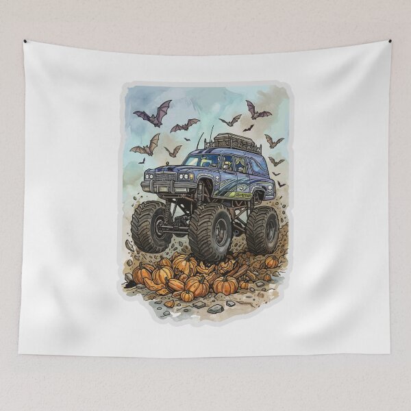 Item preview, Monster Hearse - opt 1 designed and sold by jlStopMedia.