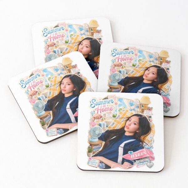Item preview, NewJeans Hyein Blue Navy Sweater Summer Sunshine Poster designed and sold by Valereekmerch.