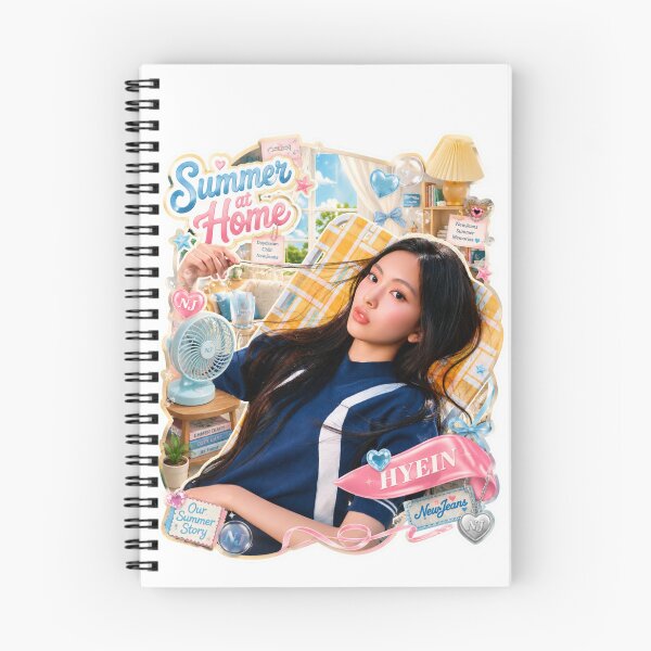 Item preview, NewJeans Hyein Blue Navy Sweater Summer Sunshine Poster designed and sold by Valereekmerch.