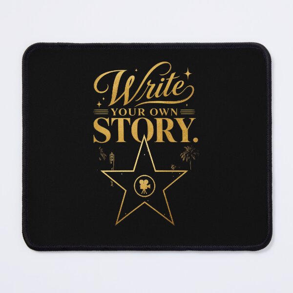 Item preview, Hollywood Walk of Fame – Write Your Own Story – Iconic Star & Vintage Gold Art designed and sold by bobscraze.